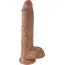 Фаллоимитатор King Cock With Balls, 26.7 см телесный - Фото №1