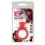 Виброкольцо Lit-Up Silicone Stimu-Ring 2, красное - Фото №2