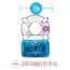 Віброкільце для члена Play With Me One Night Stand Vibrating C-Ring, блакитне - Фото №5