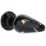 Анальная пробка Secret Kisses 4.5 Handblown Glass Plug For Experienced Users, черная - Фото №5