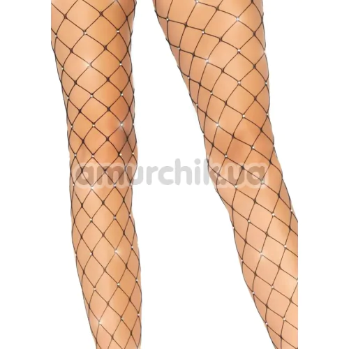 Колготки зі стразами Leg Avenue Rhinestone, чорні