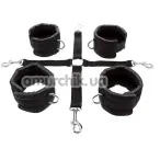 Фиксаторы для рук и ног Guilty Pleasure Hog Tie Cuff Set, черные - Фото №1