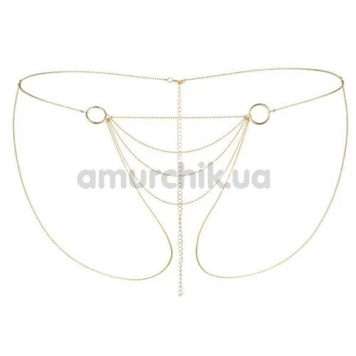 Прикраса для тіла Bijoux Indiscrets The Magnifique Collection Bikini Chain, золоте - Фото №1