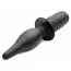 Анальна пробка з вібрацією Ass Thumpers The Plug 10x Silicone Vibrating Thruster хвиляста, чорна - Фото №2