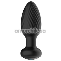 Анальная пробка с вибрацией и ротацией Nexus Tornado Small, черная - Фото №1