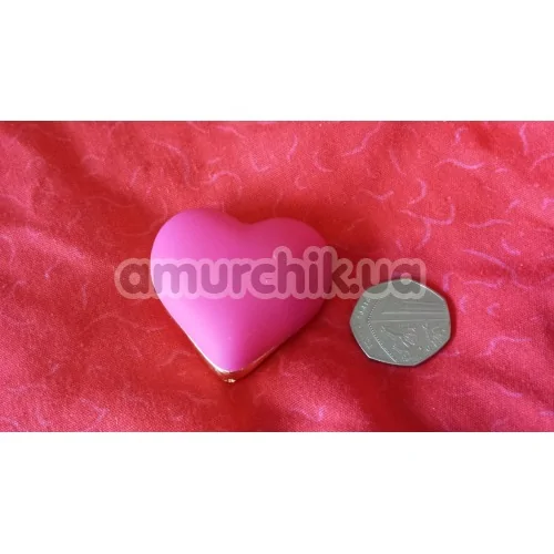 Клиторальный вибратор Rianne S Heart Vibe, розовый