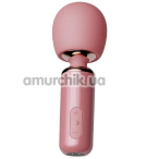 Универсальный вибромассажер Qingnan No.5 Powerful Mini Wand Massager, розовый - Фото №1