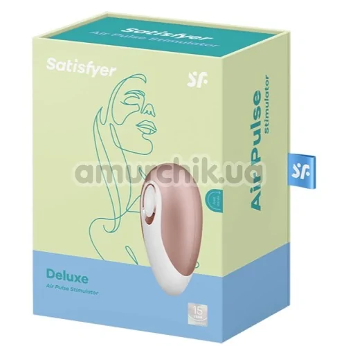 Симулятор орального сексу для жінок Satisfyer Deluxe, золотий