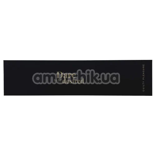 Шлепалка Guilty Pleasure Prestige Pearl Paddle, черно-золотая