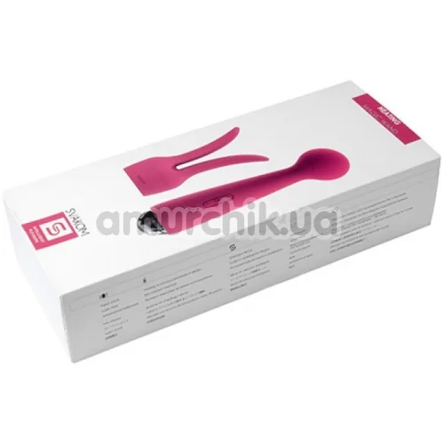 Вибратор с подогревом Svakom Emma Heating Magic Wand, розовый