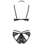Боди Abierta Fina Velvet Body, черное - Фото №2
