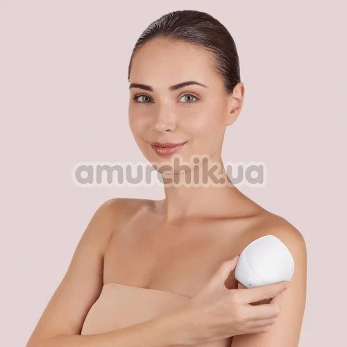 Ультразвуковая щетка для тела Geske Sonic Body Brush 7 in 1, кремовая