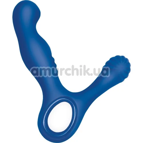 Вібростимулятор простати Renegade Revive Rechargeable Dual Stimulator Bendable, синій - Фото №1