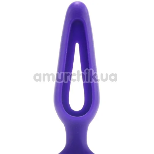 Анальная пробка Booty Call Silicone Groove Probe, фиолетовая