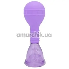 Вакуумная помпа для клитора Advanced Clit Pump, фиолетовая - Фото №1