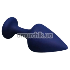 Анальна пробка Loveshop Silicone Anal Plug M, синя - Фото №1