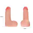 Фаллоимитатор для FTM Skinlike Soft Dong Limpy Cock 5, телесный - Фото №5
