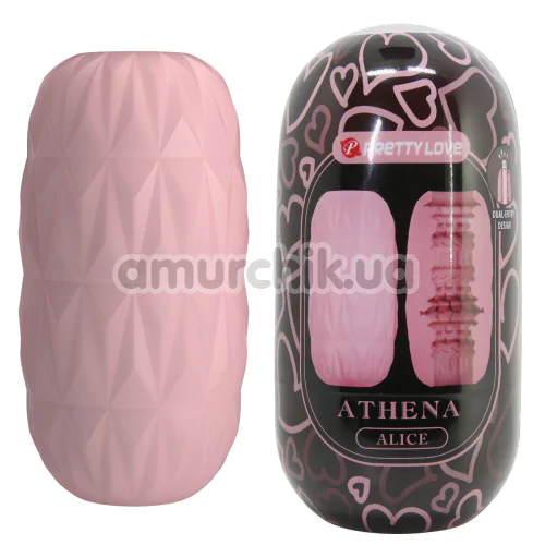 Мастурбатор Pretty Love Athena Alice, розовый - Фото №1