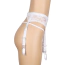 Комплект Star Night Lace Garter Belt, білий: пояс для панчіх + трусики-стрінги - Фото №5