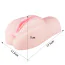 Штучна вагіна і анус з вібрацією Lovetoy Vibrating Cyberskin Pet Pussy DL-72, тілесна - Фото №5
