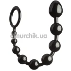 Анальний ланцюжок Loveshop Silicone Anal Beads, чорний - Фото №1