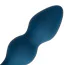 Анальная пробка Loveline Medium Teardrop Shaped Anal Plug, синяя - Фото №4