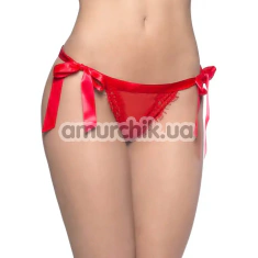 Трусики Star Night Sexy Lace-up, красные - Фото №1
