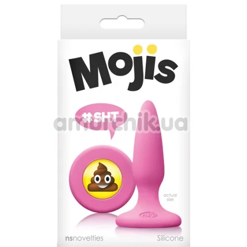 Анальная пробка Mojis SHT, розовая