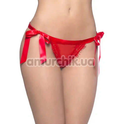 Трусики Star Night Sexy Lace-up, червоні - Фото №1