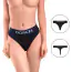 Трусики-стрінги з кишенею для вібратора Dorcel Panty Lover, чорні - Фото №1