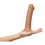 Фалоімітатор Strap-On-Me Dual Density Silicone Bendable Dildo S, світло-коричневий - Фото №2