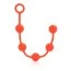 Набор анальных цепочек Posh Silicone “O” Beads, оранжевый - Фото №6