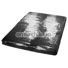 Лакове простирадло Fetish Collection Soft Vinyl Sheet 200 x 230 см, чорне - Фото №1