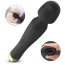 Універсальний вібромасажер Foxshow Silicone Massager, чорний - Фото №5