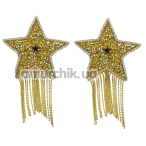 Украшения для сосков JSY Nipple Sticker RT236112, золотые - Фото №1