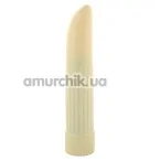 Вібратор Lady Finger Deluxe Mini Ivory 13 см, білий - Фото №1
