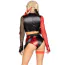 Костюм злочинниці Leg Avenue Crime Spree Sweetie Costume чорно-червоний: топ + шортики - Фото №3