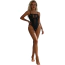 Боди Star Night Sparkle Mesh Rhinestone Bodysuit, черное - Фото №6