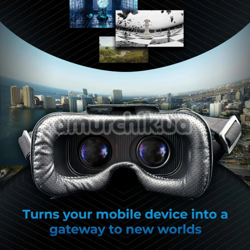 Окуляри віртуальної реальності Kiiroo VR, чорні