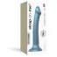 Фаллоимитатор Strap-On-Me Mono Density Soft Silicone Dildo M, голубой - Фото №4