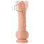 Вибратор с ротацией Virgite Realistics Vibrating & Rotating Realistic With Balls R9, телесный - Фото №3