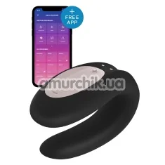 Вибратор Satisfyer Double Joy Partner Vibrator, черный - Фото №1