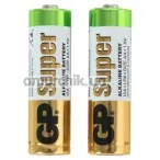 Батарейки GP Alkaline Super 15A-S2 AA, 2 шт - Фото №1