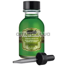 Масло для орального секса с согревающим эффектом Kama Sutra Oil Of Love The Original - ваниль, шоколад, корица, 22 мл - Фото №1