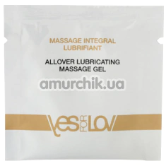 Массажный лубрикант YESforLOV Allover Lubricating Massage Gel, 5 мл - Фото №1