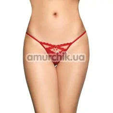 Трусики-стринги женские Tongs 2494, красные - Фото №1