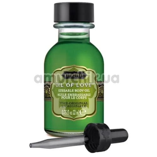 Олія для орального сексу з зігріваючим ефектом Kama Sutra Oil Of Love The Original - ваніль, шоколад, кориця, 22 мл - Фото №1
