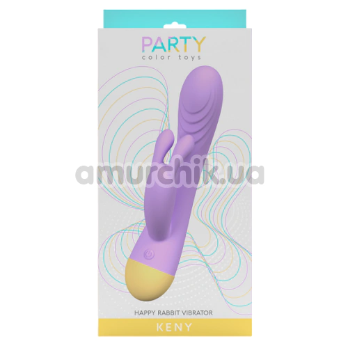 Вибратор Party Color Toys Keny, фиолетовый