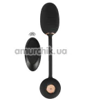 Віброяйце Intense Remote Controlled Vibrating Egg, чорне - Фото №1