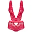 Боди Obsessive 853-TED-3, красное - Фото №3